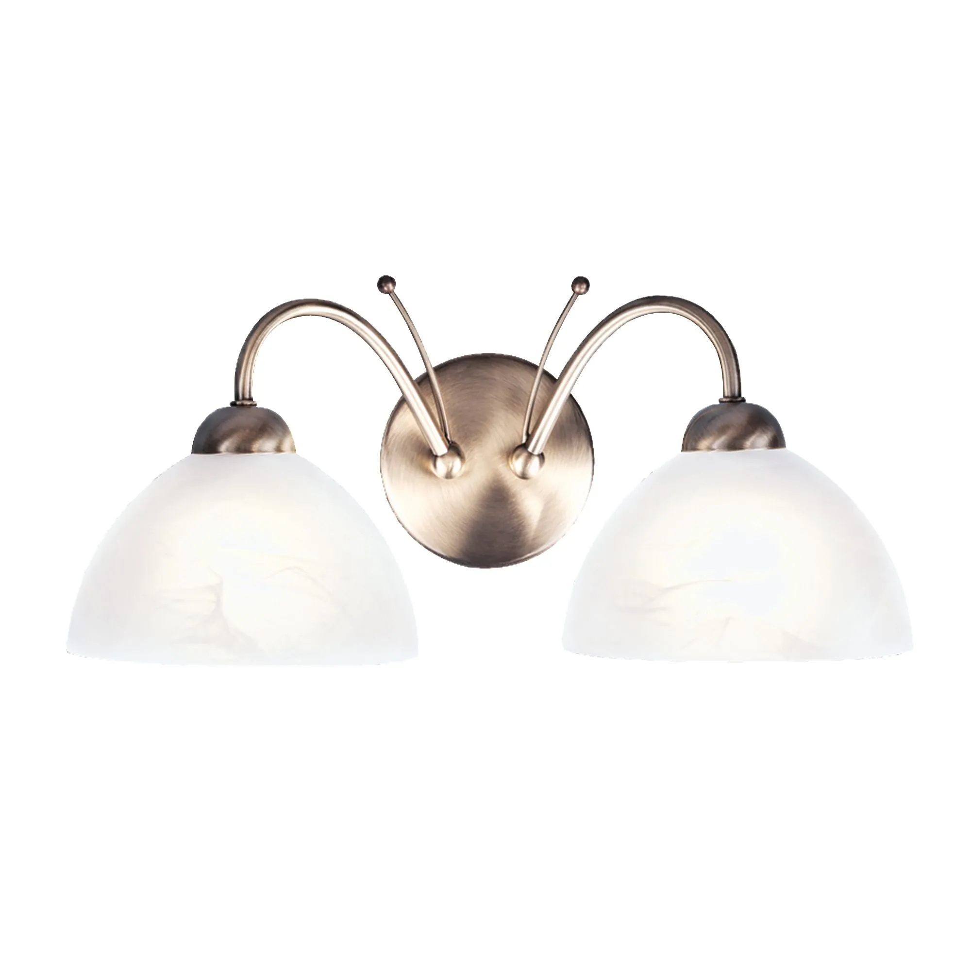1132-2AB MILANESE 2 Light Wall Light ANTIQUE BRASS