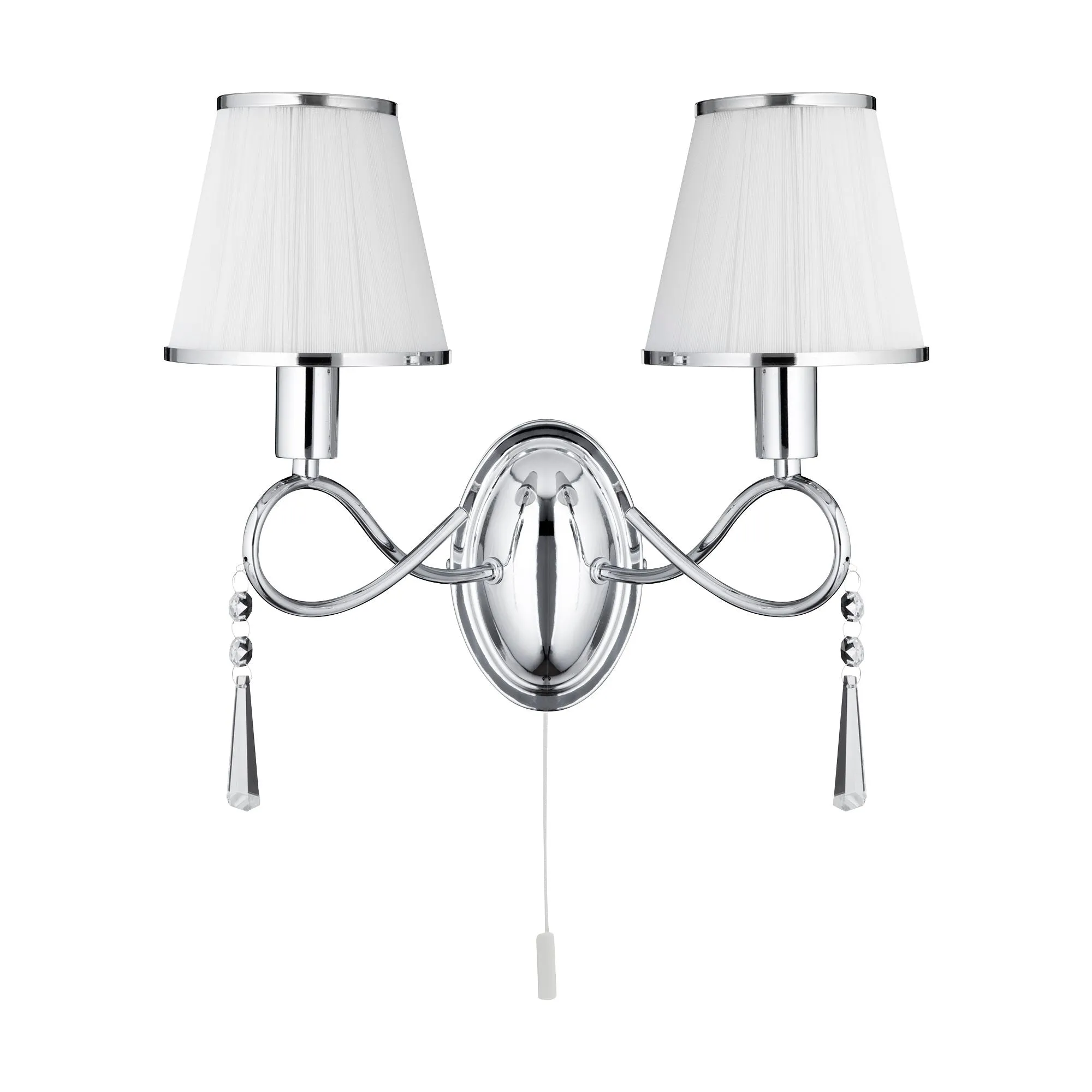 2032-2CC SIMPLICITY 2 Light Wall Light CHROME