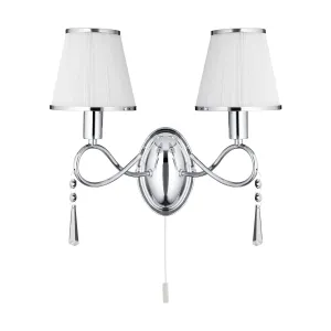 2032-2CC SIMPLICITY 2 Light Wall Light CHROME