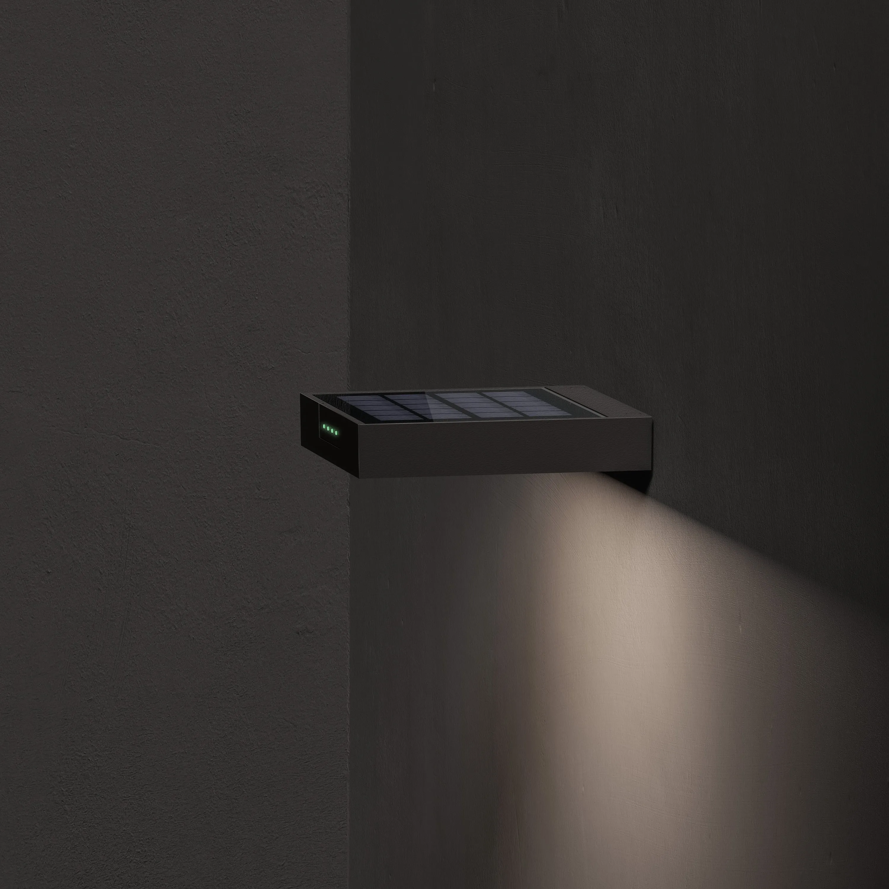 Ala Outdoor LED Solar Wall Sconce