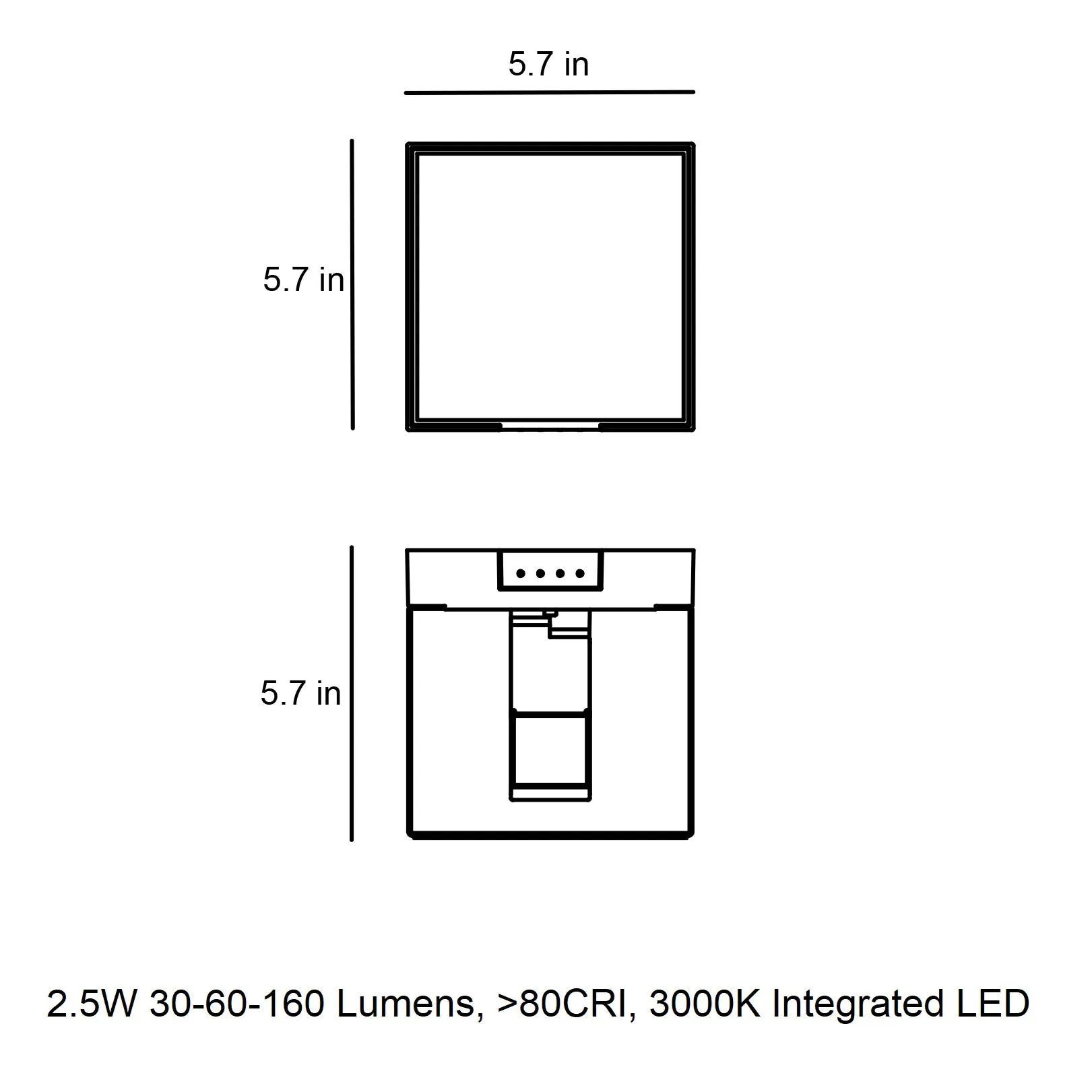 Alea Outdoor LED Solar Bollard Light