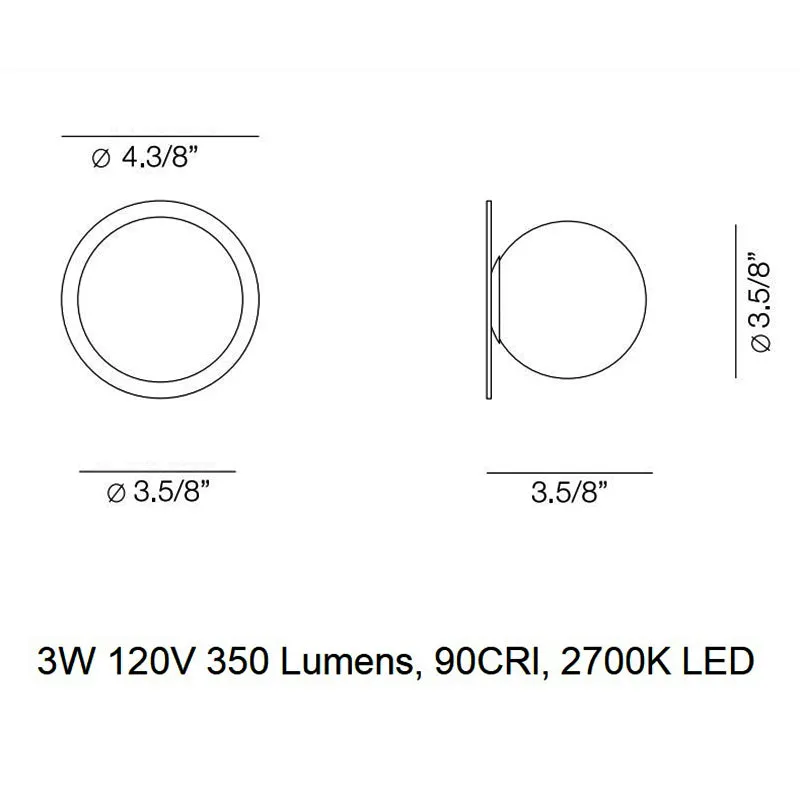 Alfi LED Wall Sconce