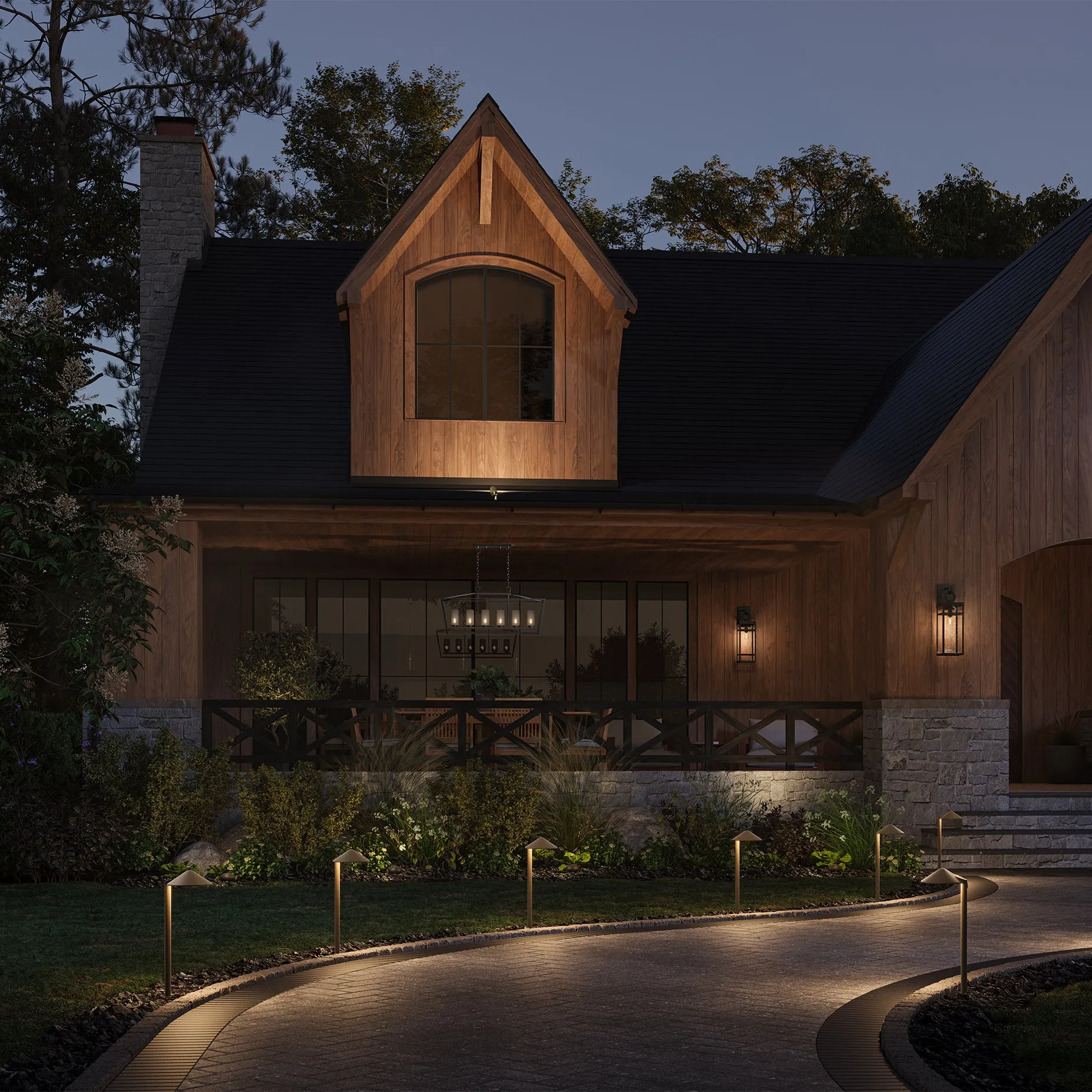 Alford Place 6-Light Outdoor Pendant Light