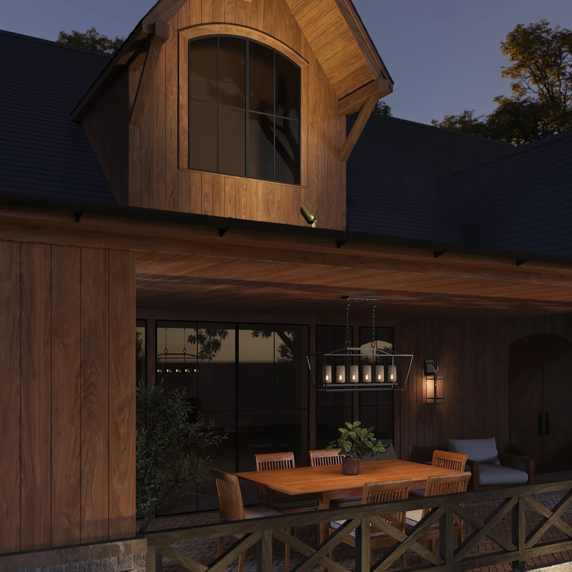 Alford Place 6-Light Outdoor Pendant Light