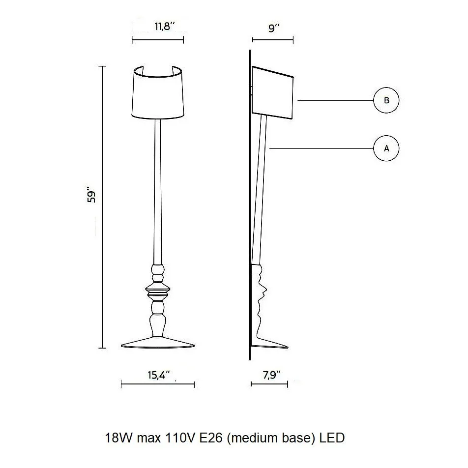 Ali E Baba Floor/Wall Lamp