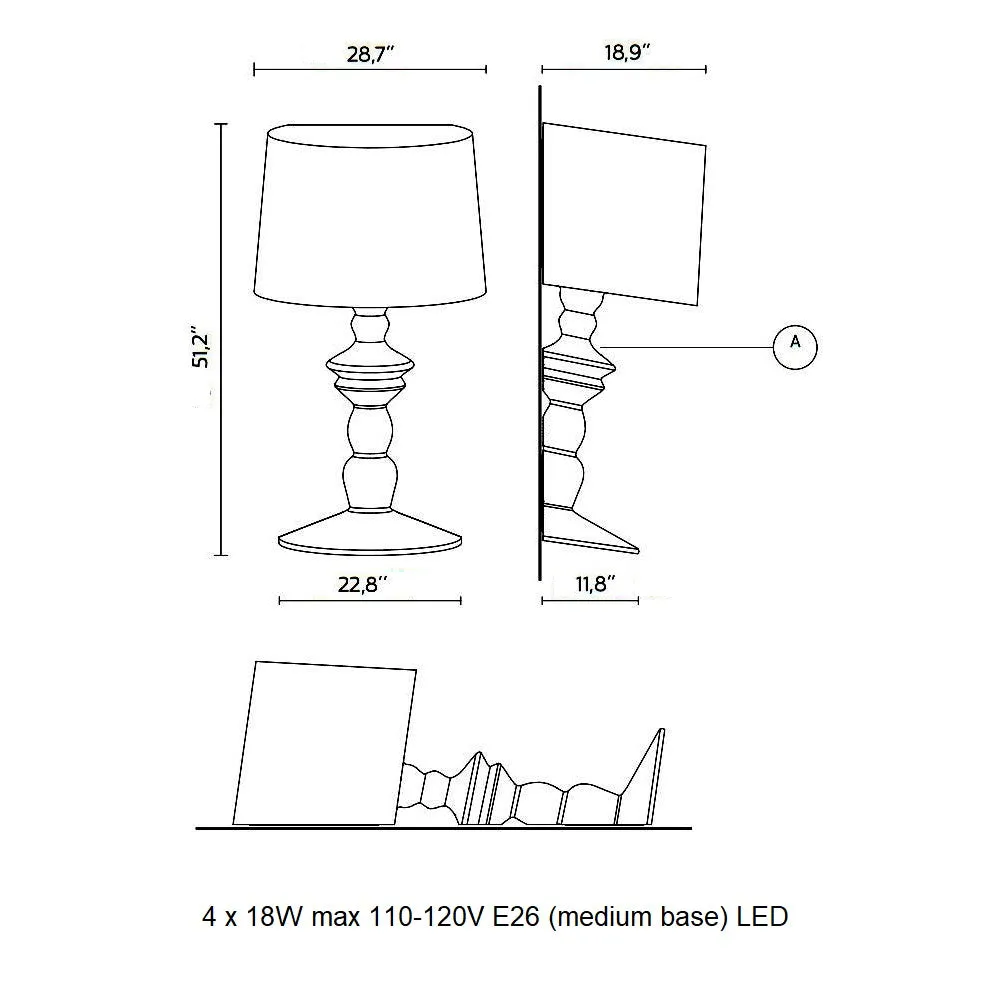 Alibabig Outdoor Floor/Wall Lamp