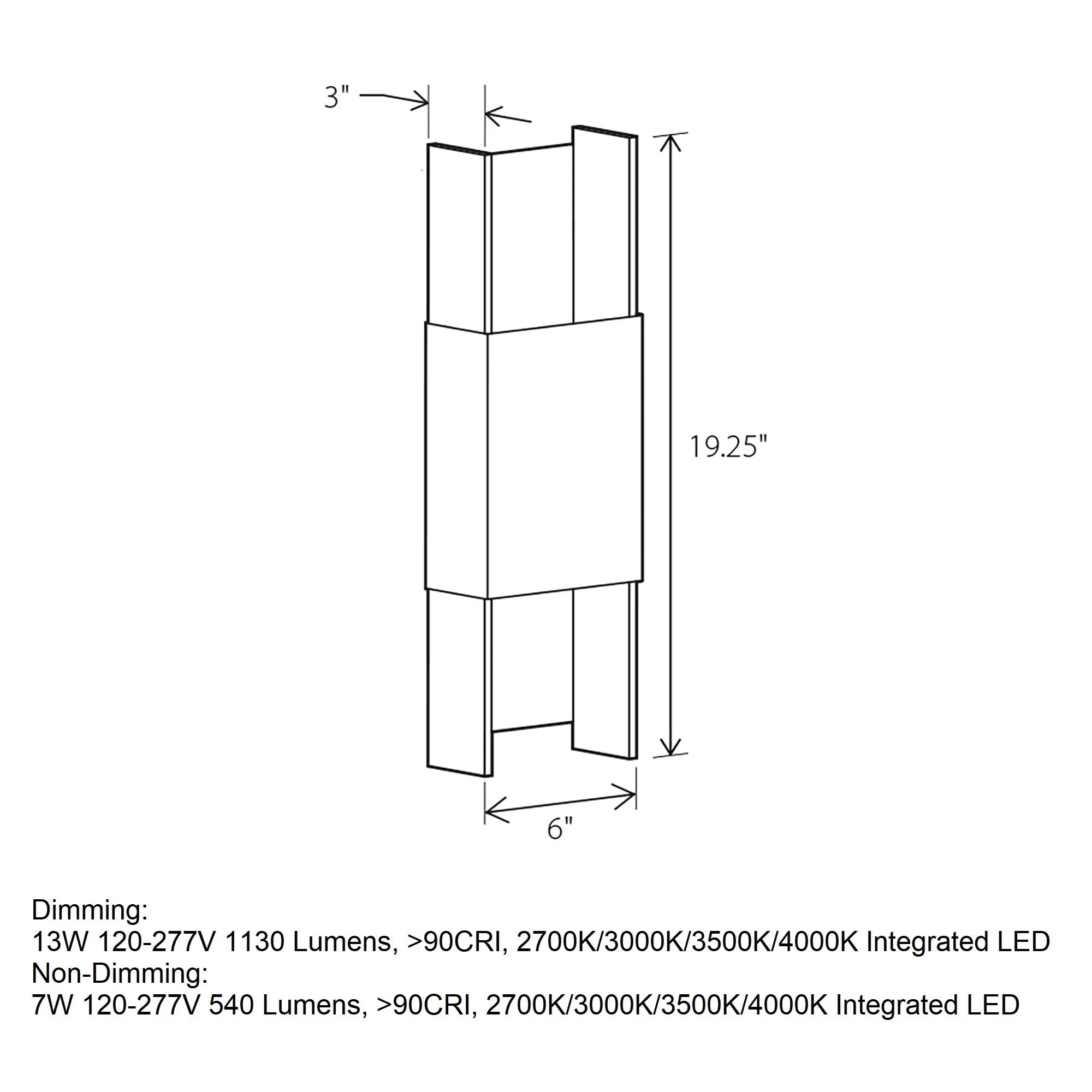 Ansa Outdoor LED Wall Sconce