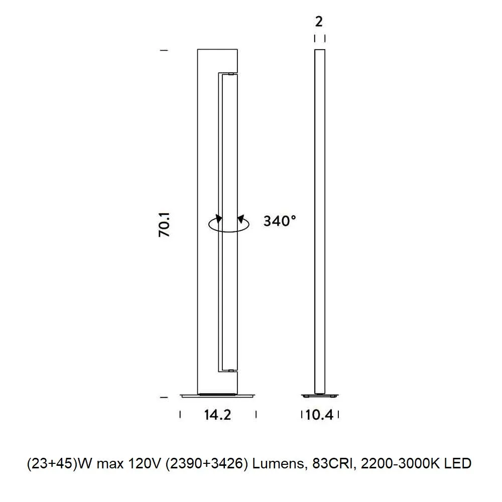 Ara LED Floor Lamp