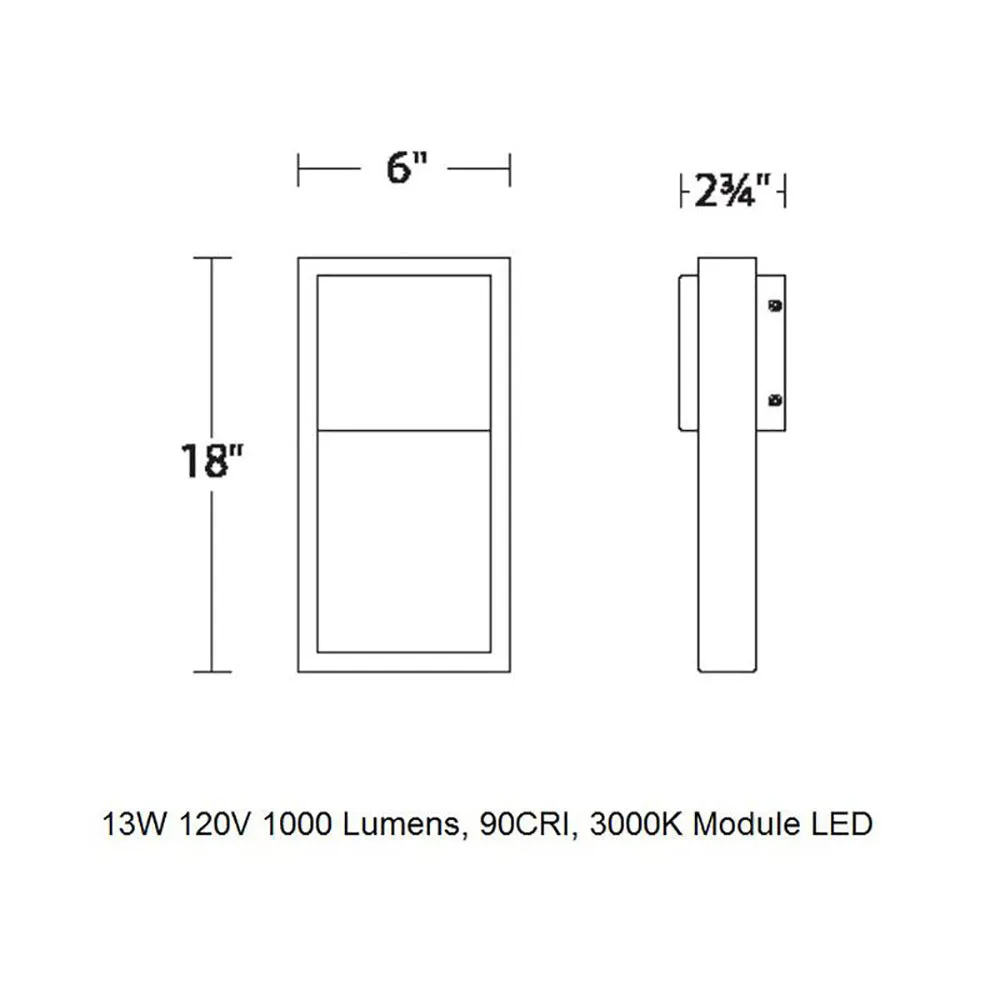 Archetype LED Outdoor Wall Light