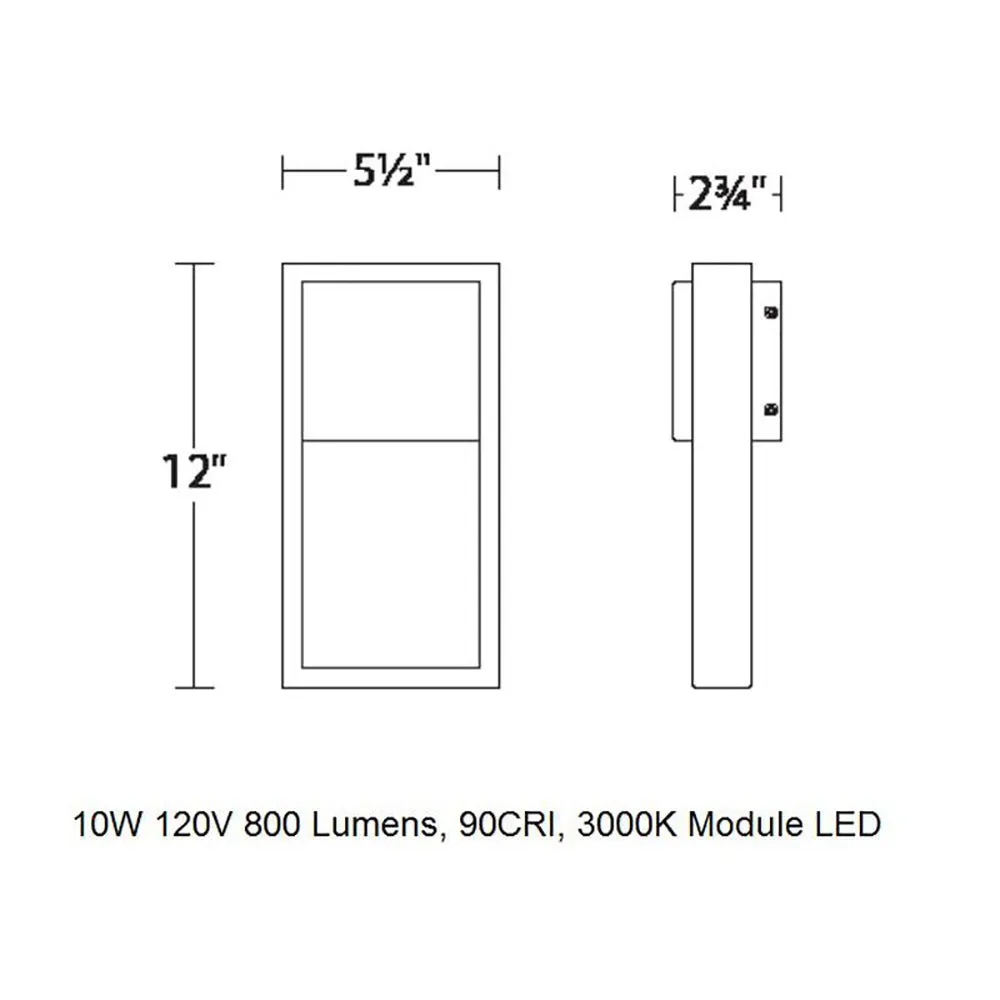 Archetype LED Outdoor Wall Light