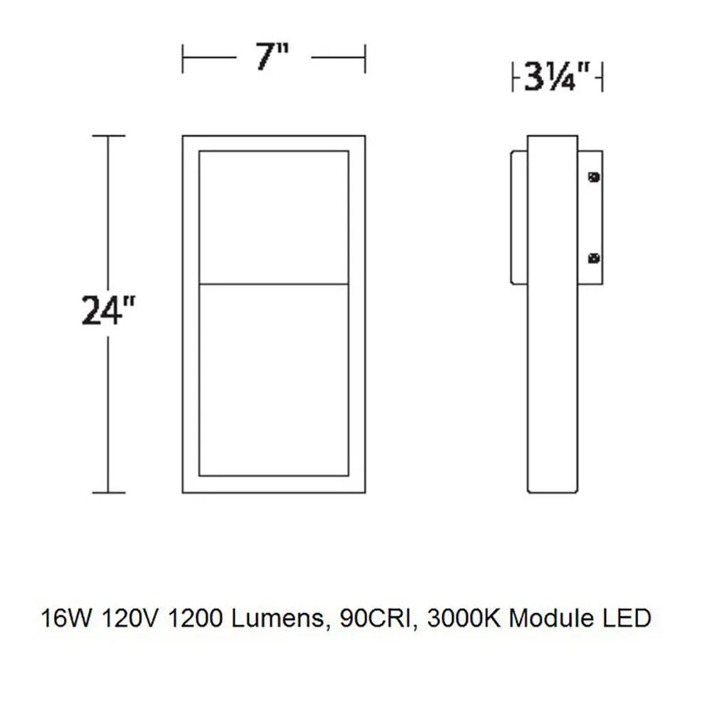 Archetype LED Outdoor Wall Light