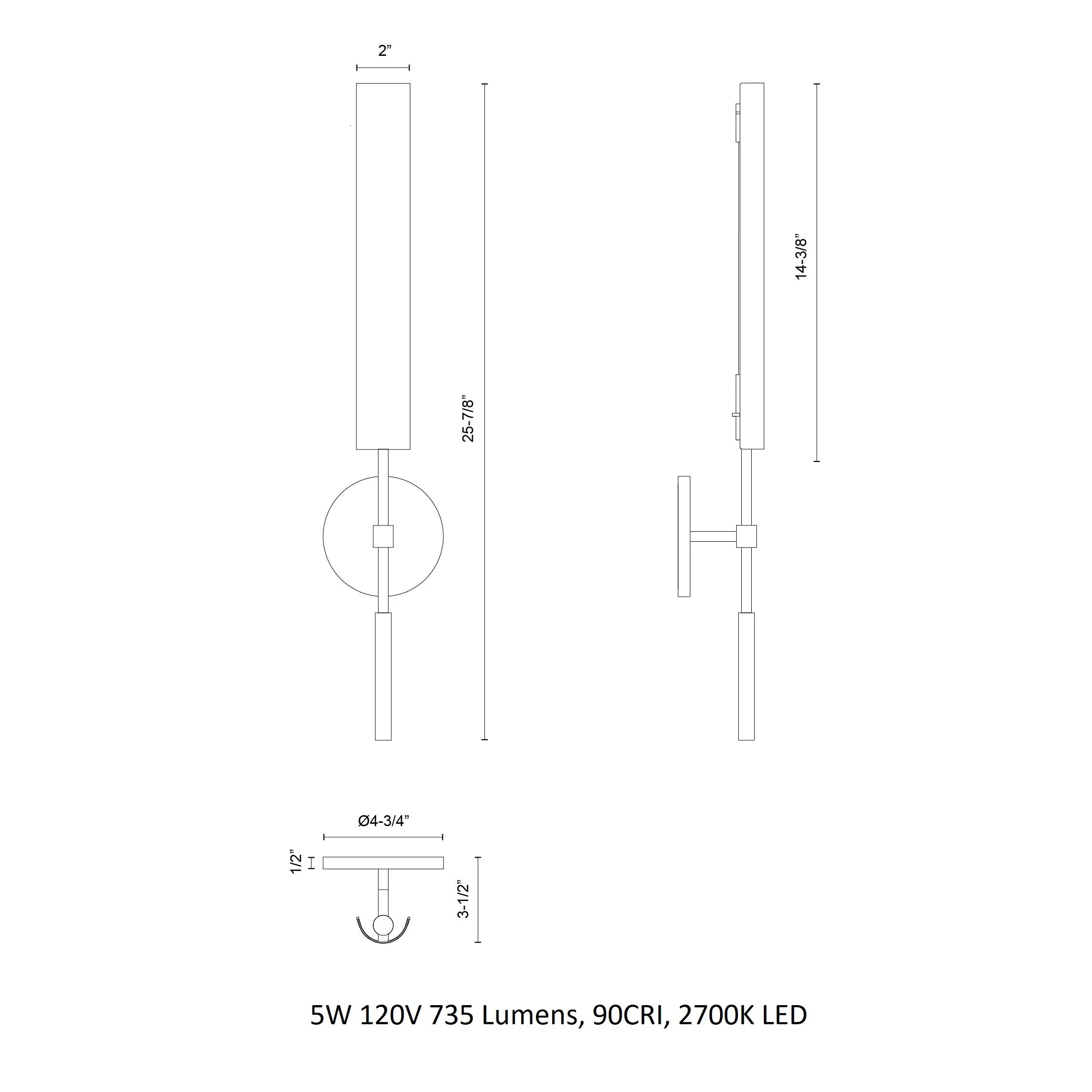 Astrid LED Bathroom Vanity Light