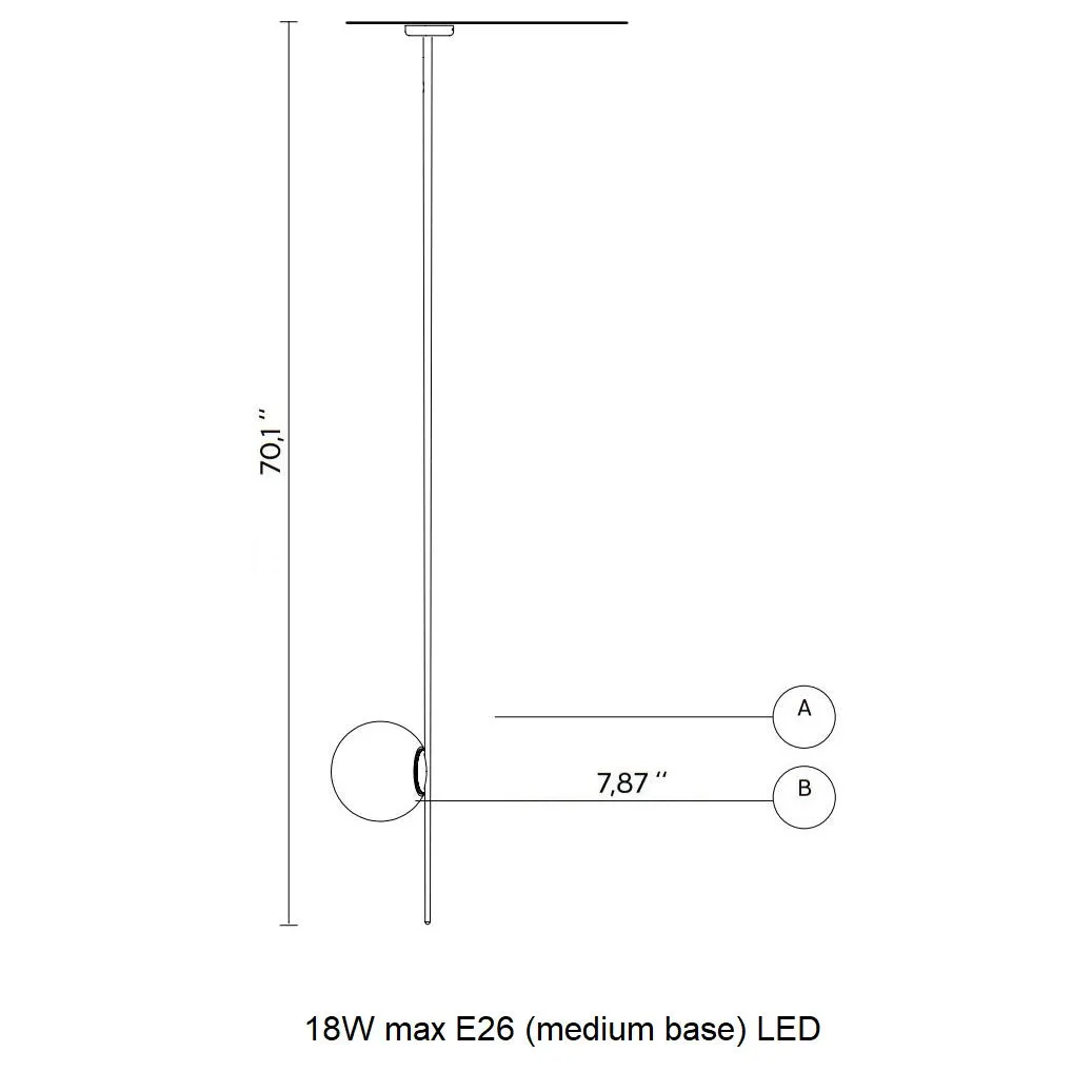 Atmosphere Outdoor Semi Flush Mount
