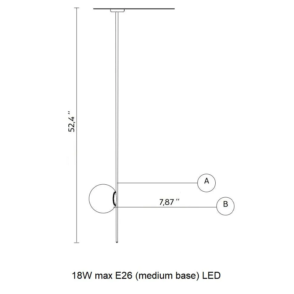 Atmosphere Outdoor Semi Flush Mount