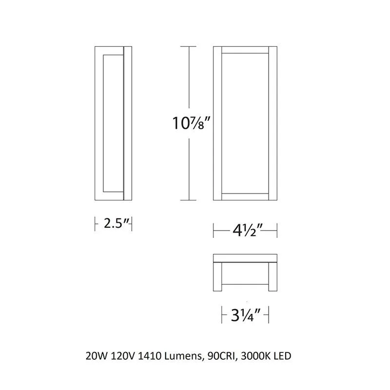Axel LED Outdoor Wall Light
