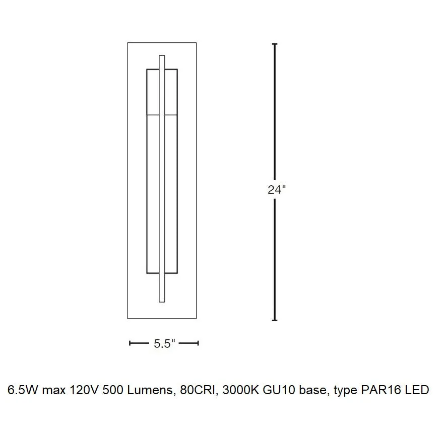 Axis Large Outdoor Sconce