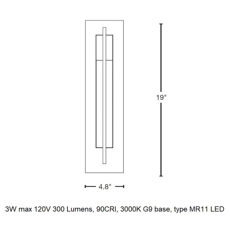 Axis Outdoor Sconce