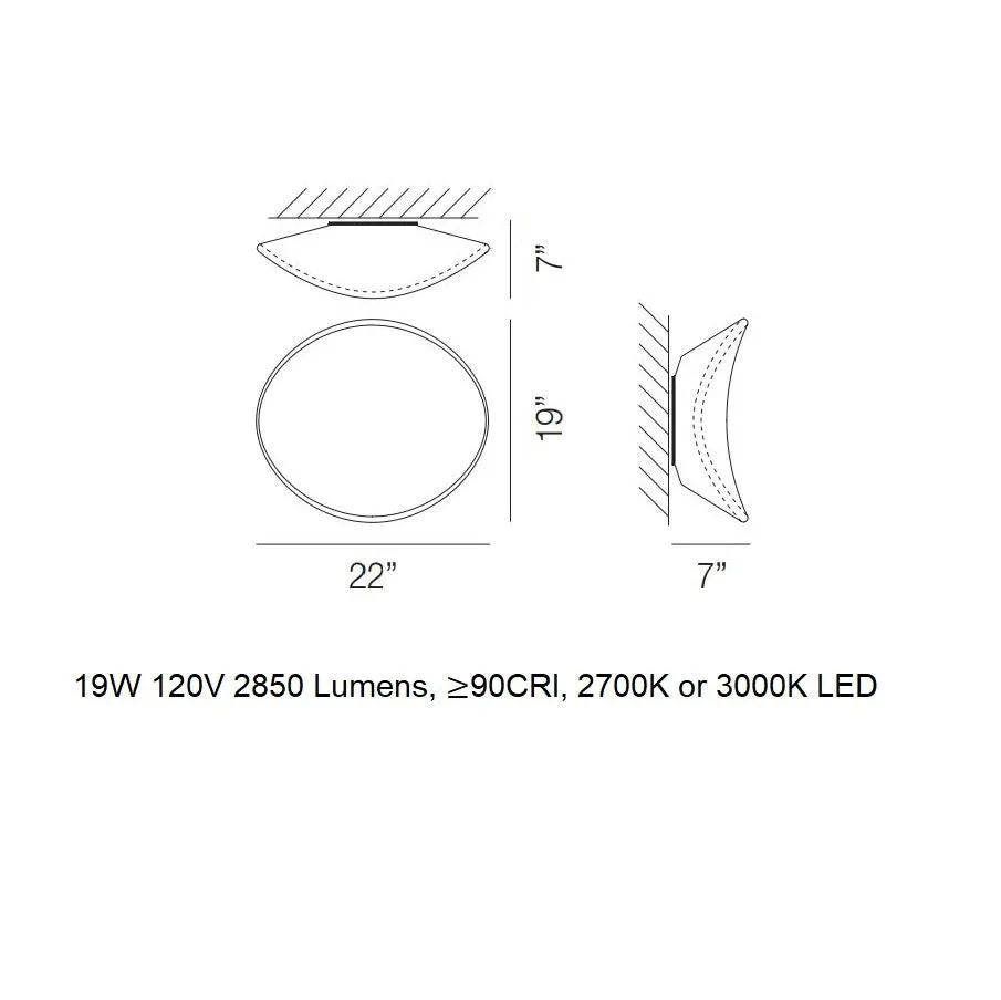 Balance Wall/Ceiling Lamp