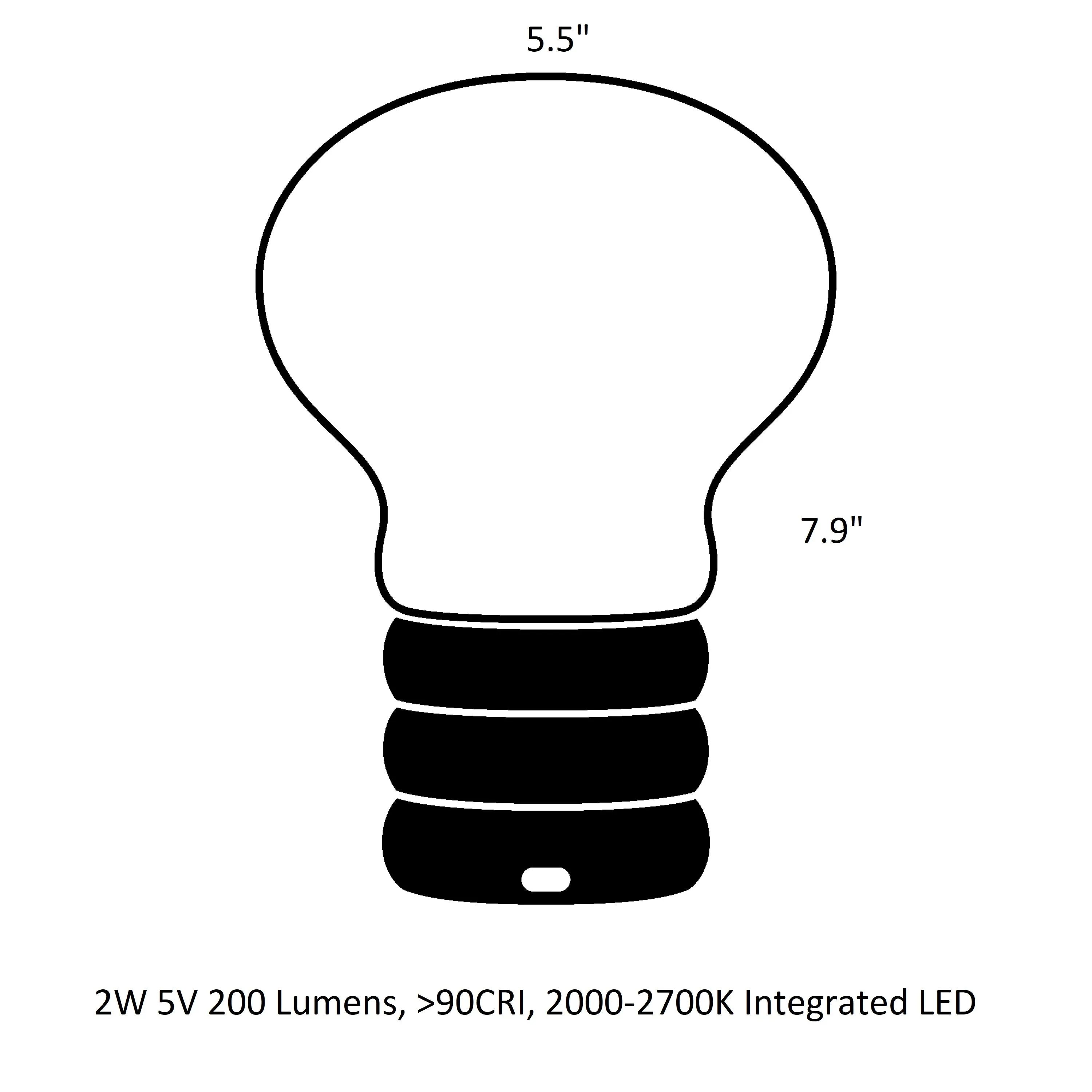 B.Bulb Portable LED Table Lamp