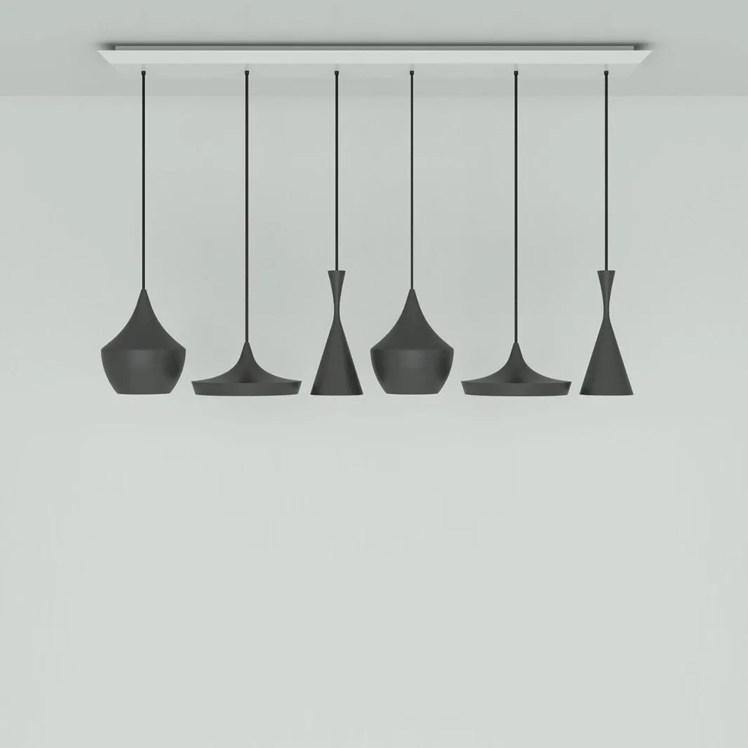 Beat Large Linear Multi-Light LED Pendant Light