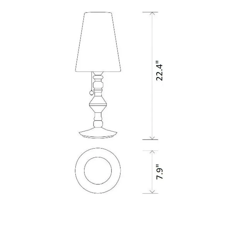 Belle de Nuit Table Lamp