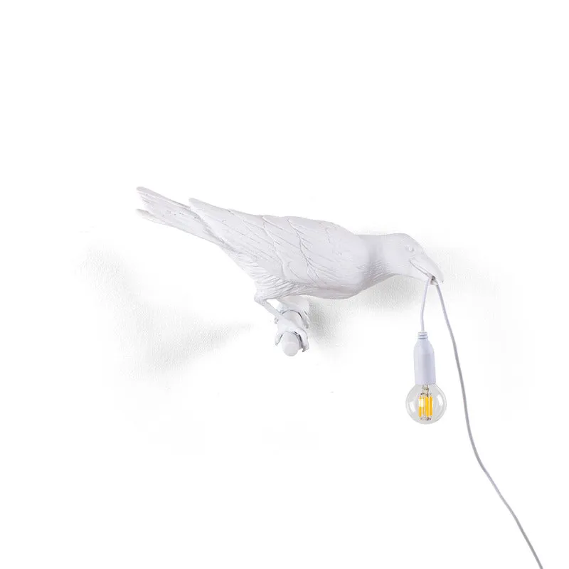 Bird Looking Lamp
