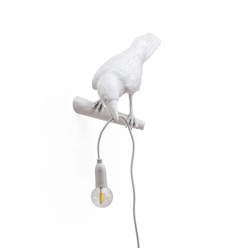 Bird Looking Lamp