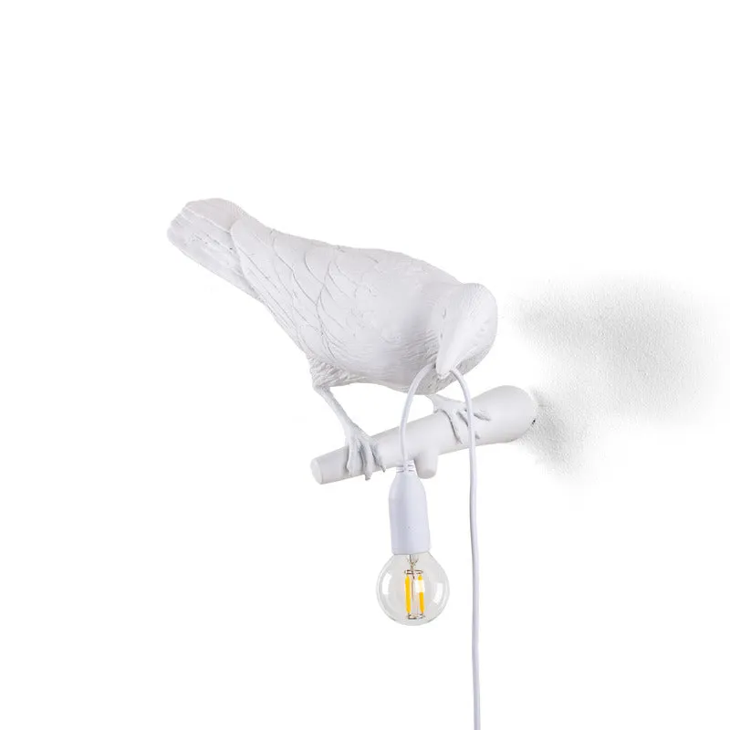 Bird Looking Lamp