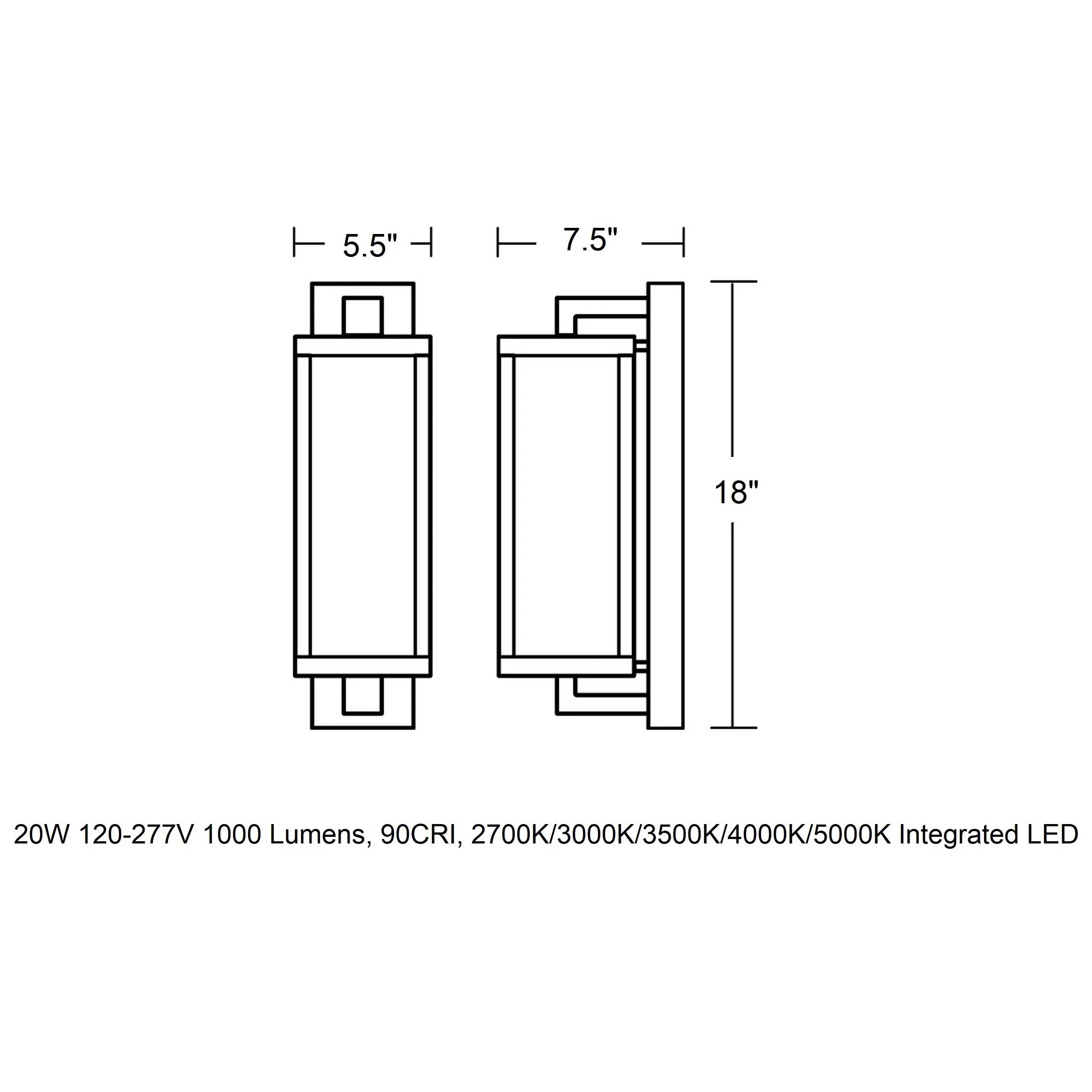 Blake LED Outdoor Wall Sconce