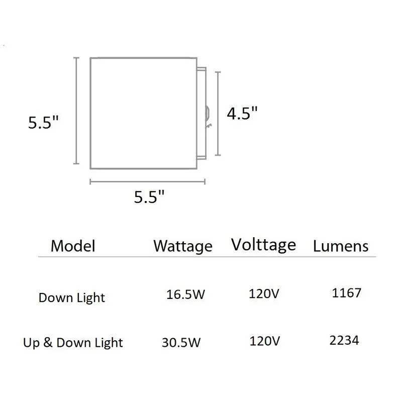 Bloc Outdoor Wall Light