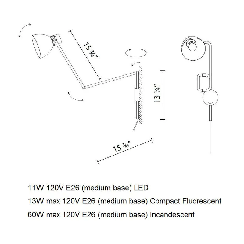 Blux System W40 Wall Light