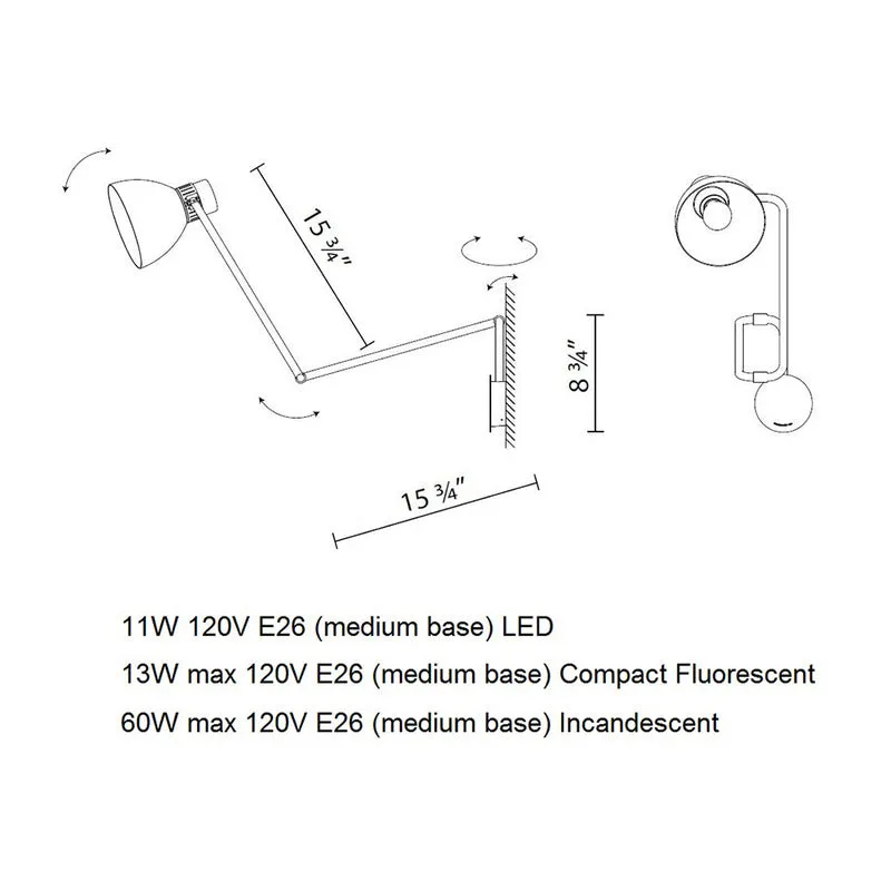 Blux System W40 Wall Light