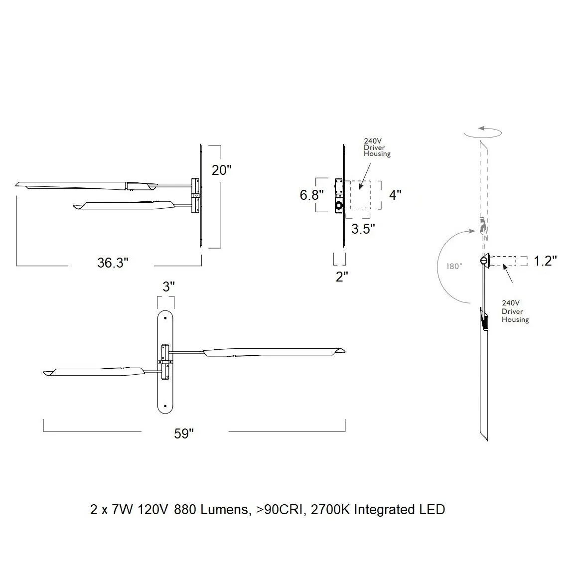 Boden LED Wall Sconce
