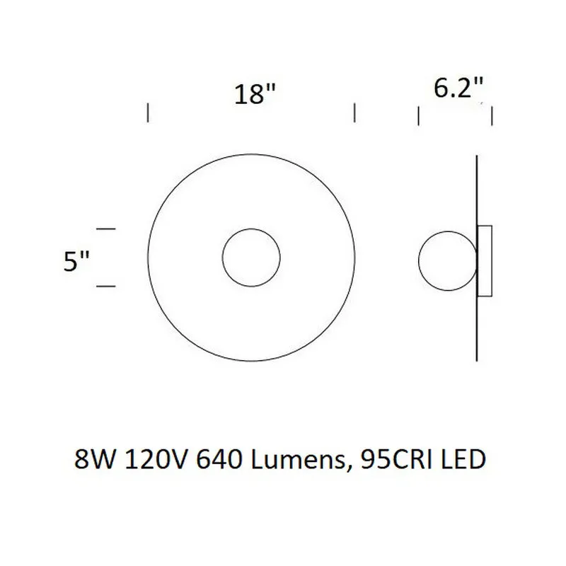 Bola Disc Flush Mount