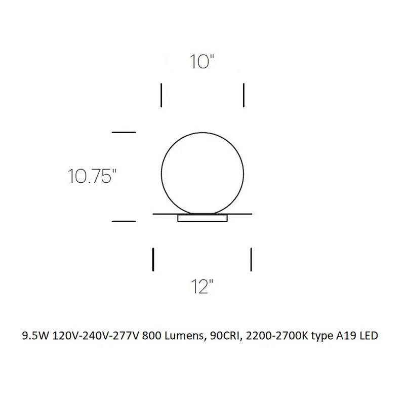 Bola Sphere Table Lamp