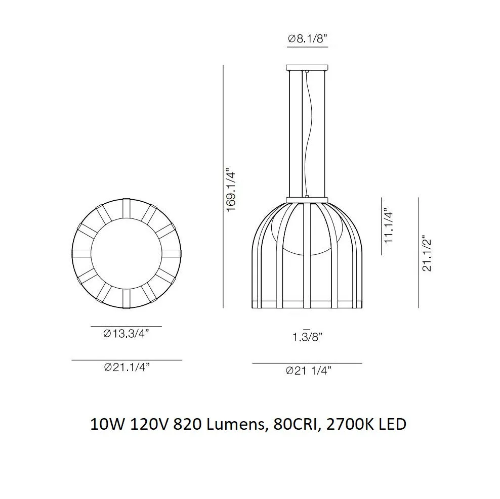 Bols Outdoor Pendant Light