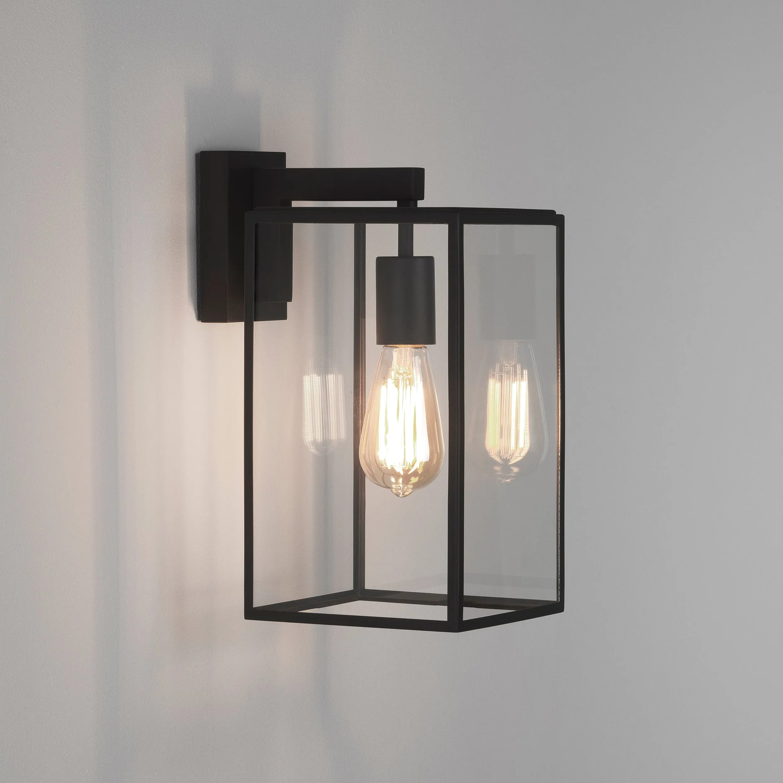 Box Lantern Outdoor Wall Sconce