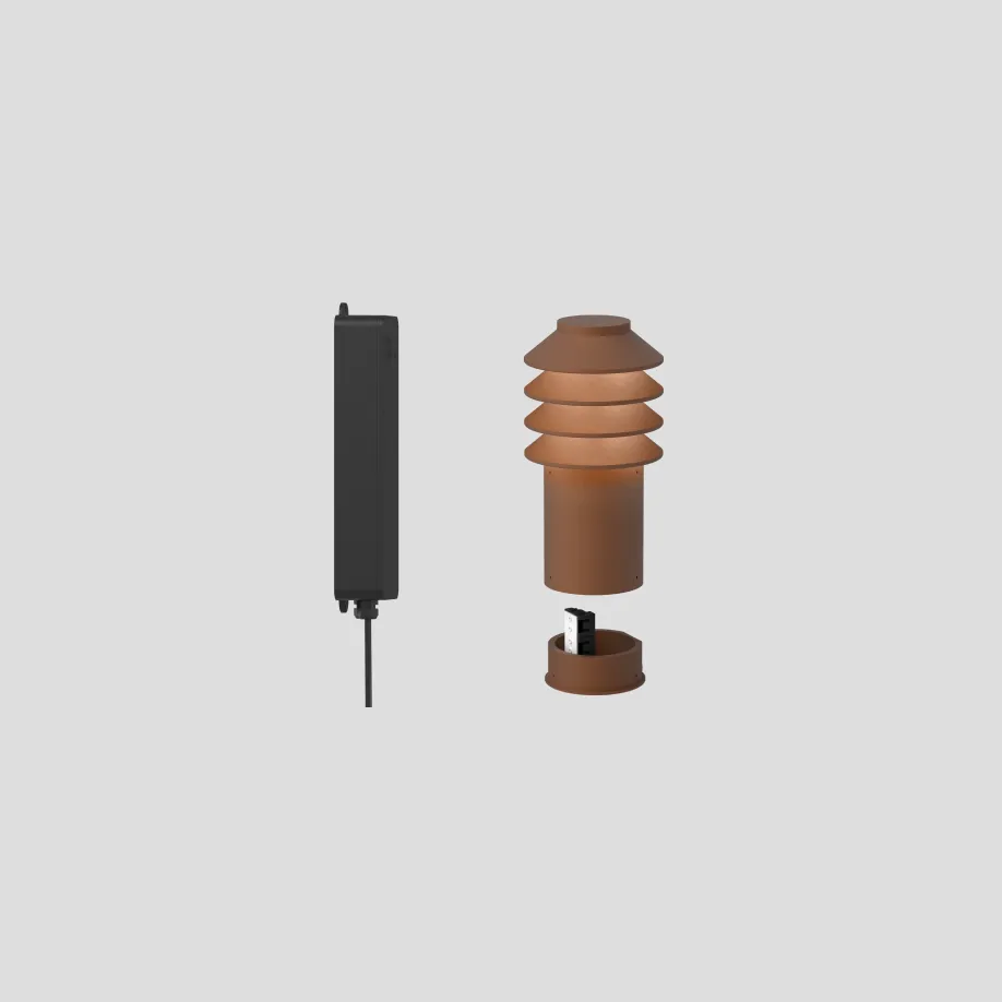 Bysted Garden Outdoor Bollard Light