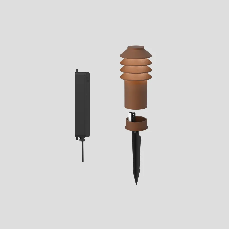 Bysted Garden Outdoor Bollard Light