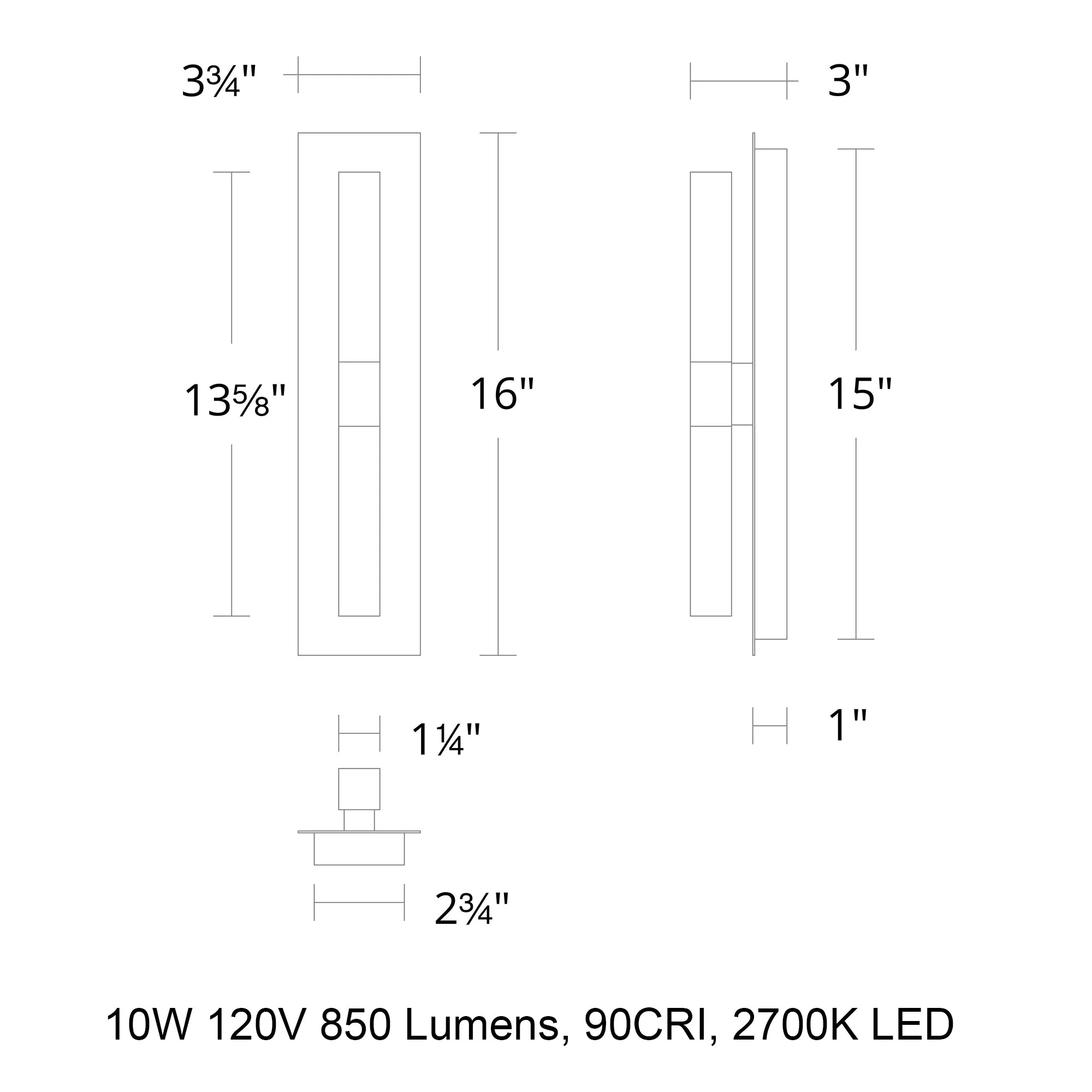 Camelot LED Wall Sconce