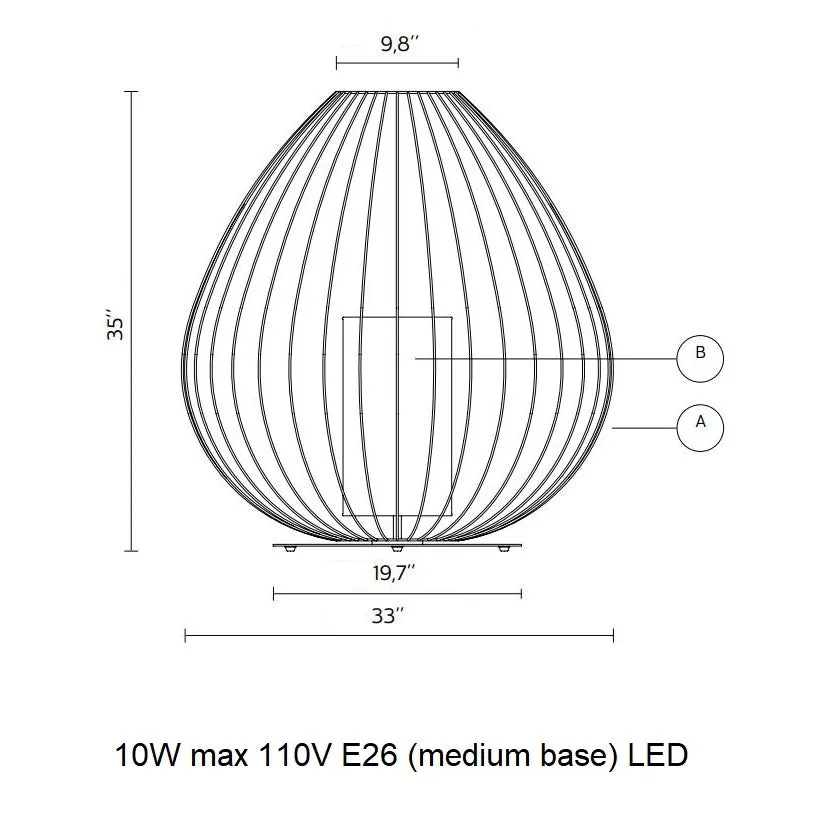 Cell Outdoor Floor Lamp