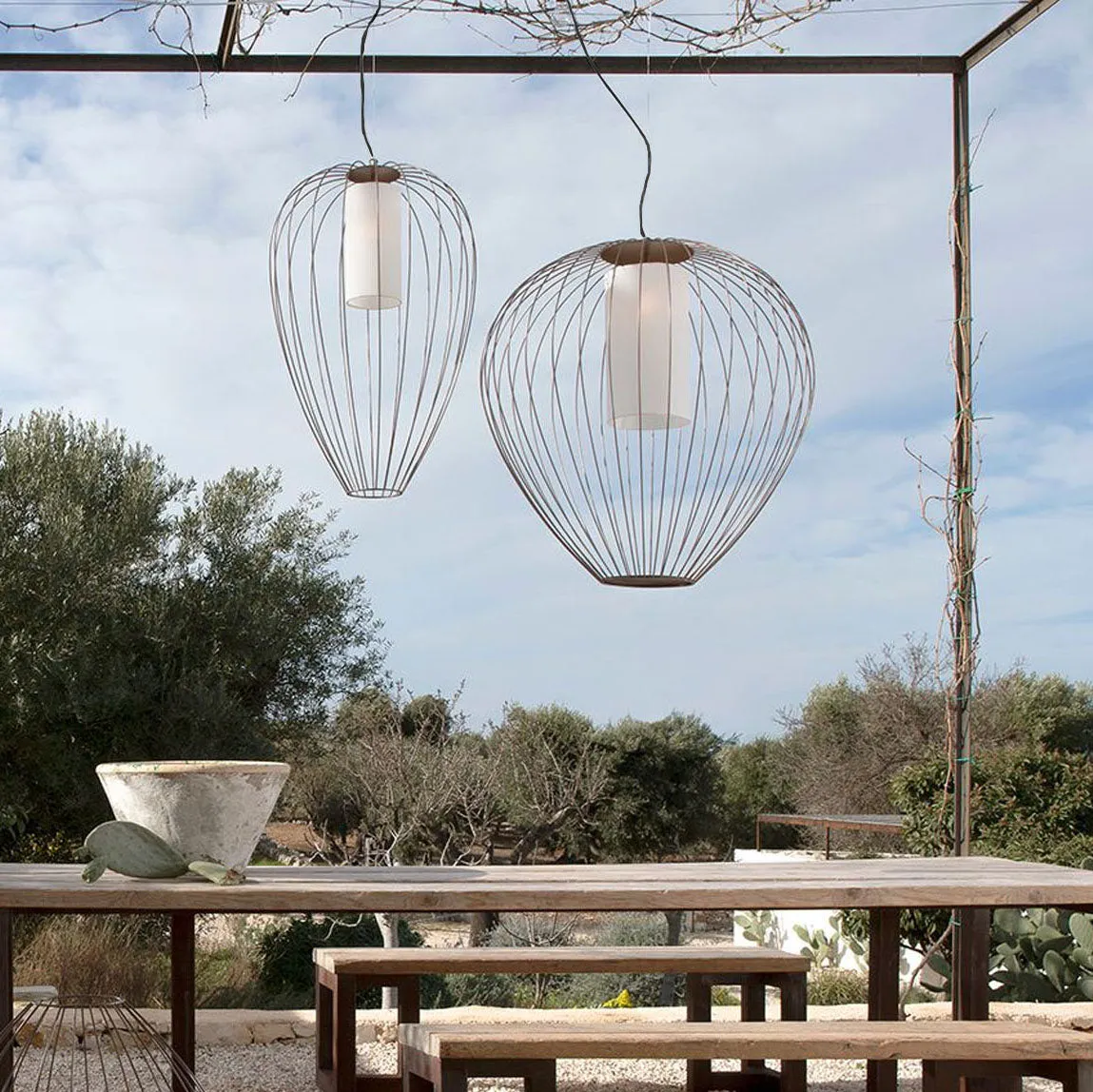 Cell Outdoor Pendant Light