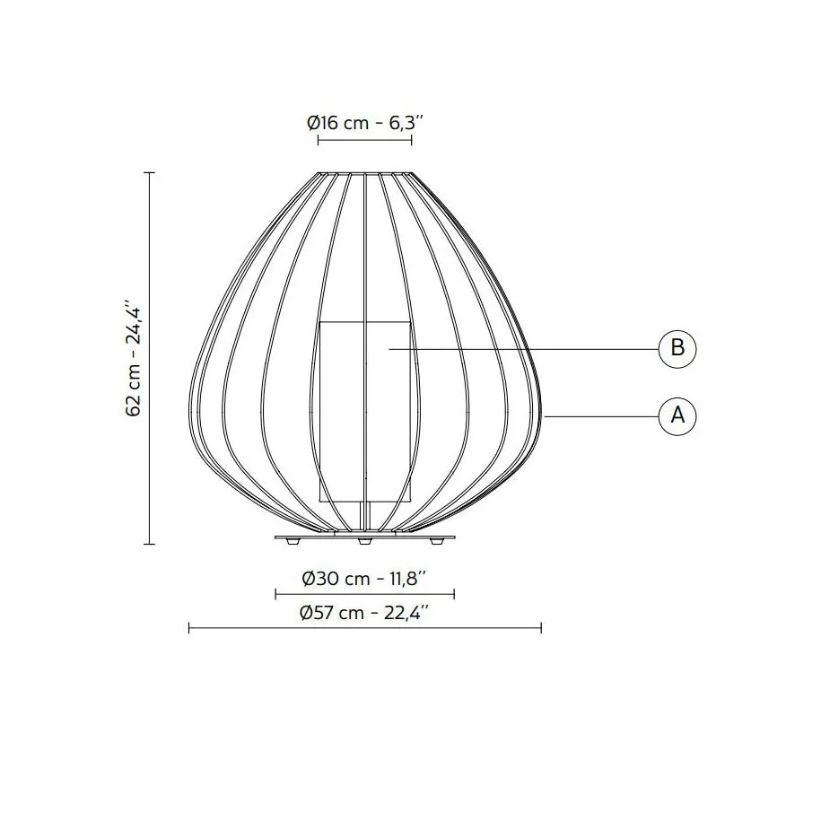 Cell Outdoor Table Lamp