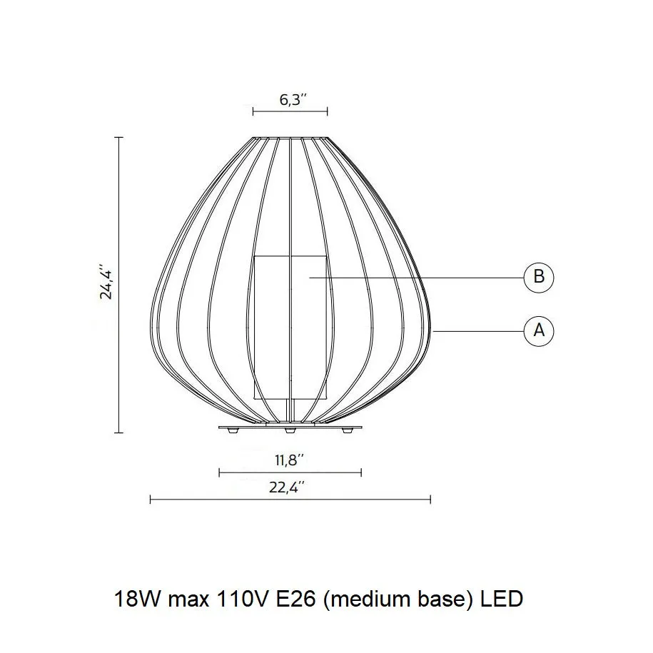 Cell Table Lamp