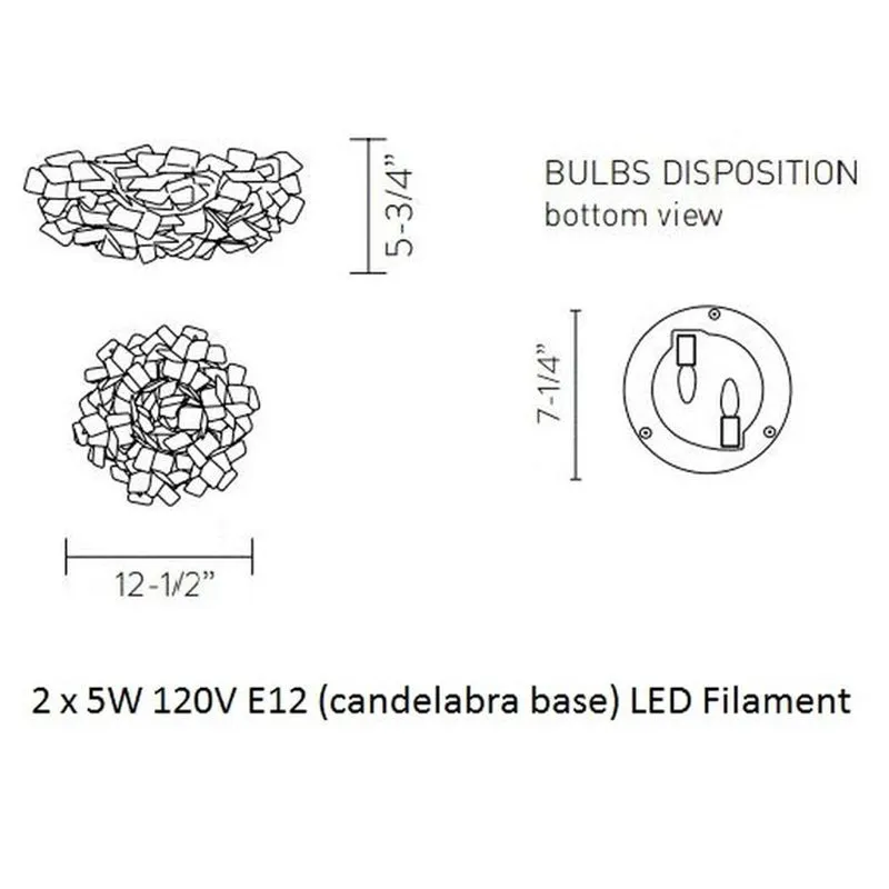 Clizia Mama Non Mama Wall / Ceiling Light