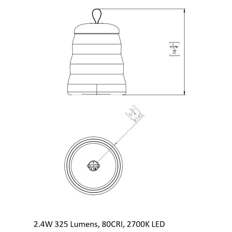 Cri Cri Silicone Outdoor Portable Lamp