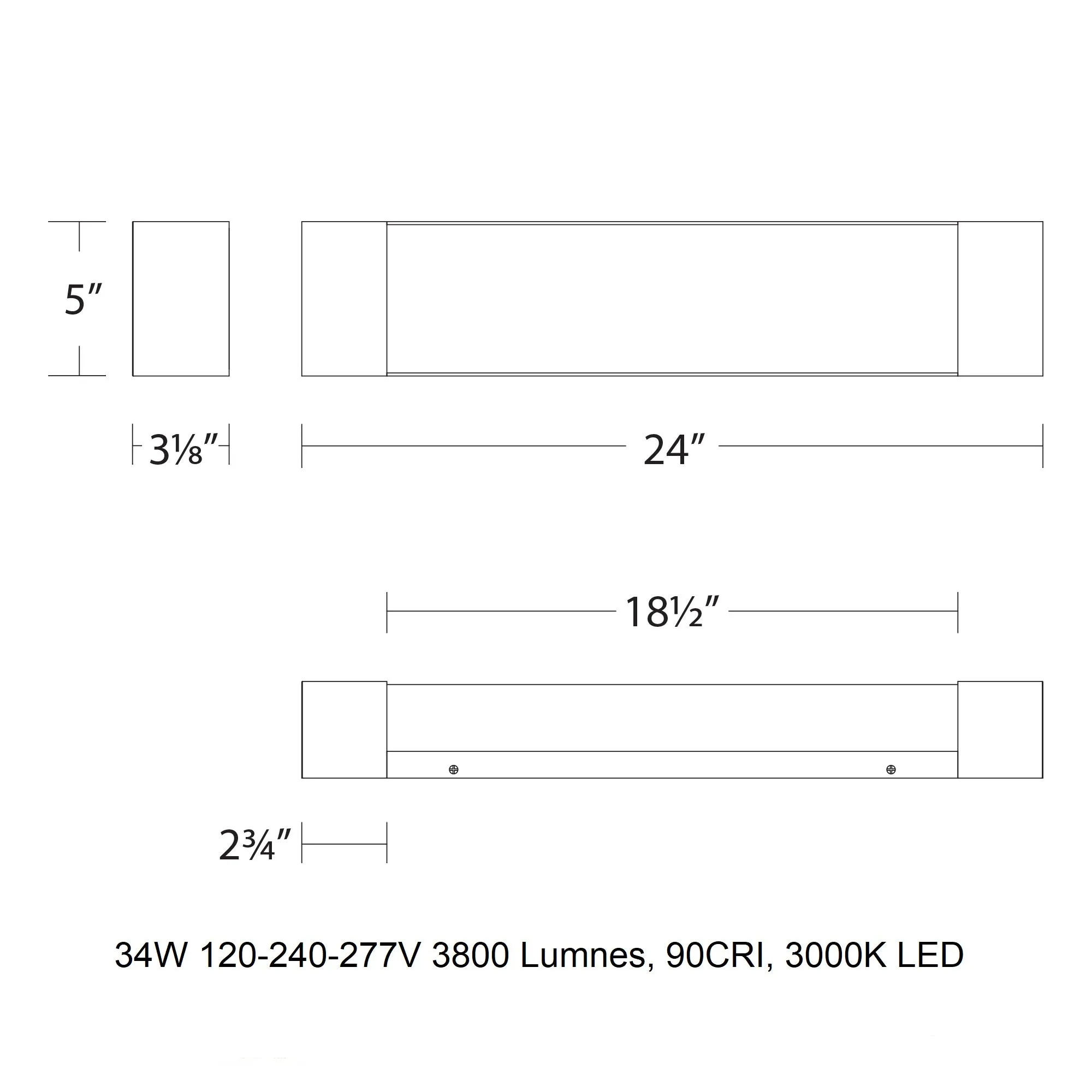 Darcy LED Bathroom Vanity Light