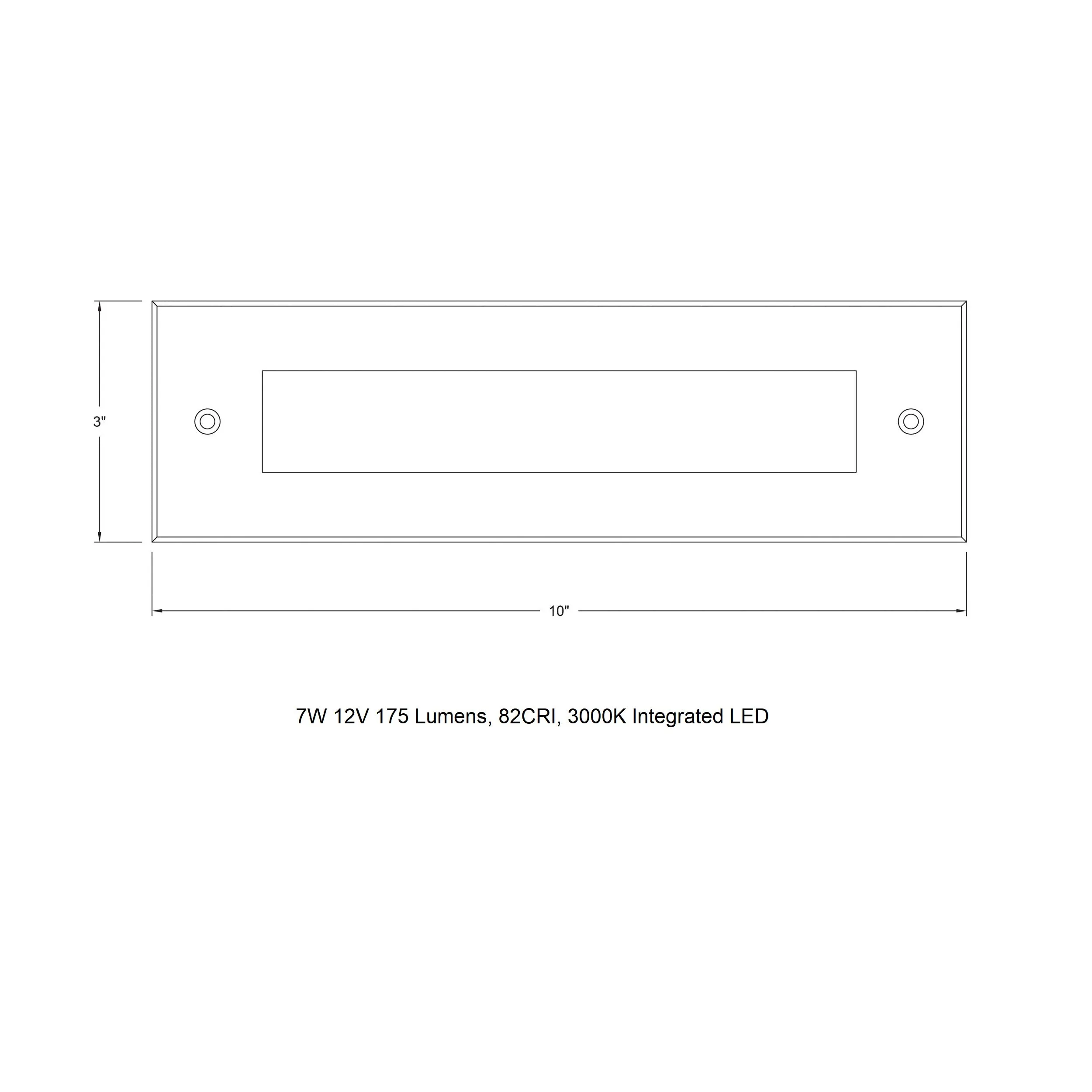 Dash Outdoor LED Brick Light