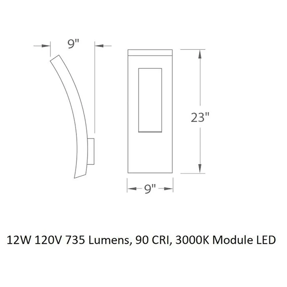Dawn Indoor / Outdoor Wall Light