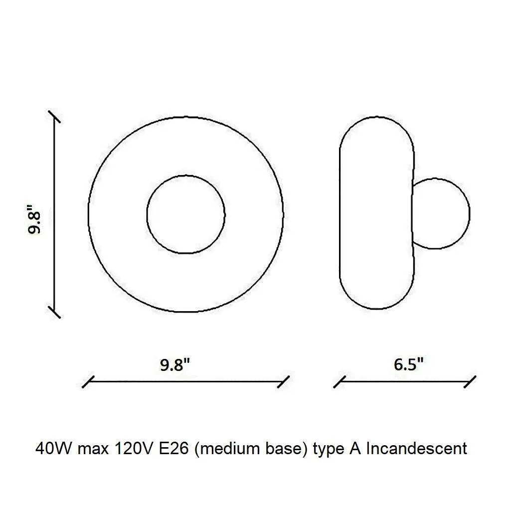 Deco Bumbum Wall/Ceiling Light